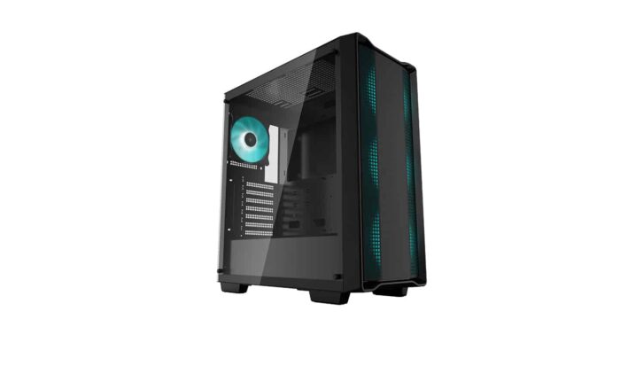 Deepcool Cc560 Mid-Tower Gaming Case Pre-Installed 3 X 120Mm Led Fans - Black | Signals Electronics DEEPCOOL CC560 Mid-Tower Gaming Case Pre-Installed 3 x 120mm LED Fans - Black - Image 3