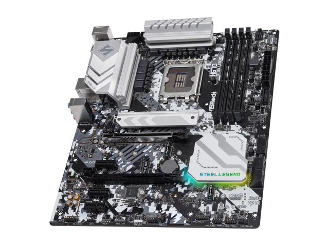 Asrock H670 Steel Legend D4 Intel 12Th Gen Motherboard Pcie 5.0 Ddr4 3Xm.2 Slots Usb Type-C | Signals Electronics ASRock H670 STEEL LEGEND D4 Intel 12th Gen Motherboard PCIe 5.0 DDR4 3xM.2 slots USB Type-C - Image 2