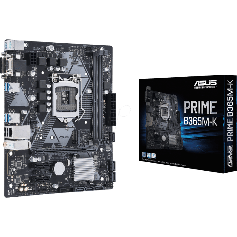 ⁦ASUS PRIME Intel B365M-K Coffee Lake Micro ATX M.B⁩ - الصورة ⁦2⁩