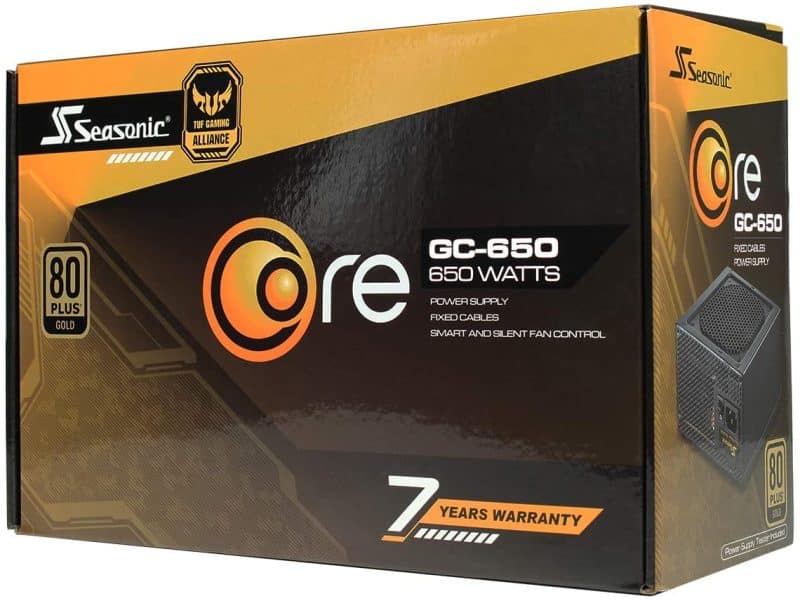 Seasonic Core Gc 650W 80+ | Signals Electronics Seasonic CORE GC 650w 80+ - الصورة 2