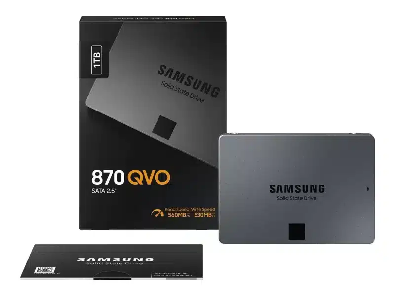 870 QVO SATA III 2.5″ SSD 1TB