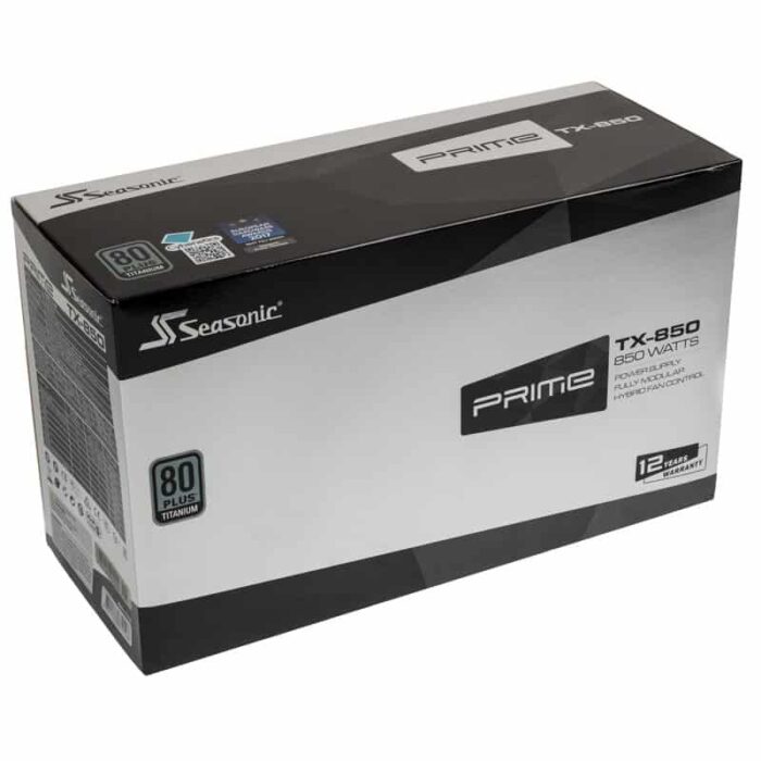 Seasonic Prime Tx-850 850W 80+ Titanium Full Modular Fan Control In Fanless Silent &Amp; Cooling Mode | Signals Electronics Seasonic PRIME TX-850 850W 80+ Titanium Full Modular Fan Control in Fanless Silent & Cooling Mode
