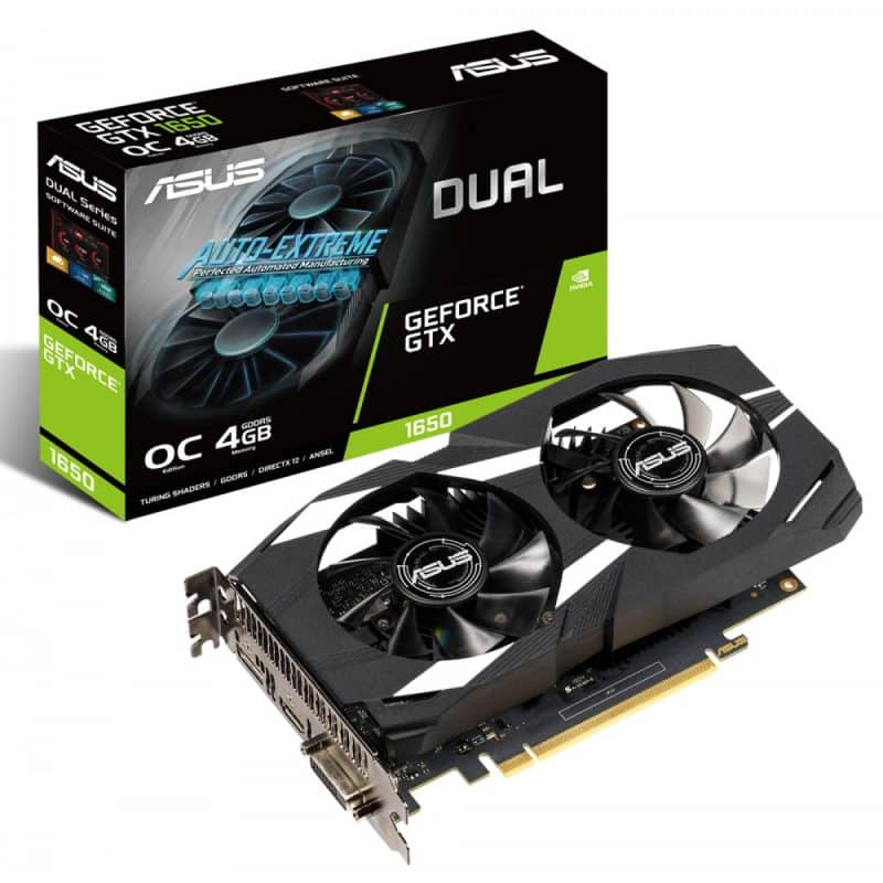 Asus Geforce Gtx 1650 4Gb Ddr5 Dual-Fan Edition | Signals Electronics Asus GeForce GTX 1650 4GB DDR5 Dual-Fan Edition