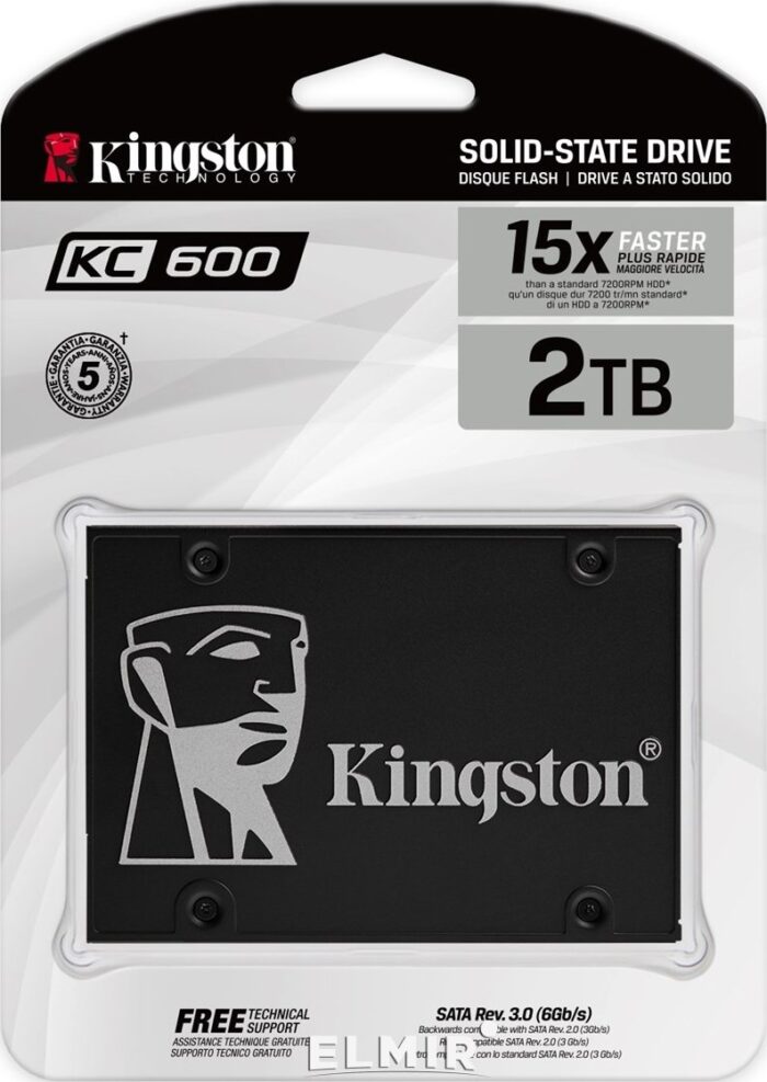 Kingston Kc600 2Tb Sata Iii Solid State Drive (Ssd) | Signals Electronics Kingston KC600 2TB SATA III Solid State Drive (SSD)