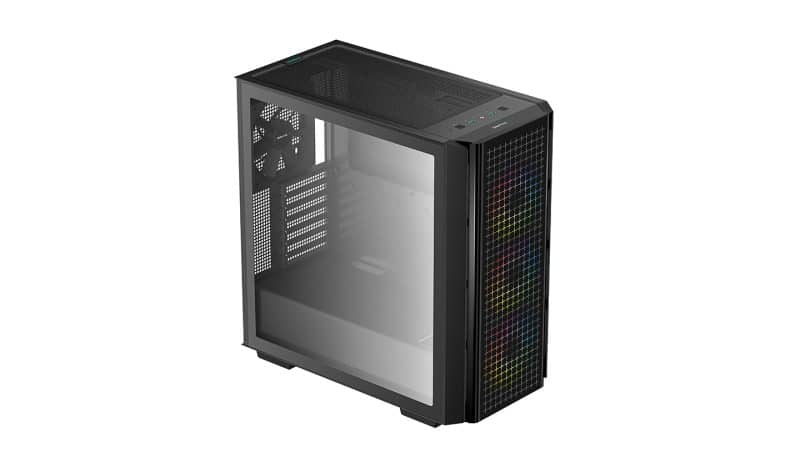 Deepcool Cg540 High Airflow Mesh Tempered Glass W 4 Fans Pre-Installed - Black | Signals Electronics DeepCool CG540 High Airflow Mesh Tempered Glass w 4 Fans Pre-Installed - Black