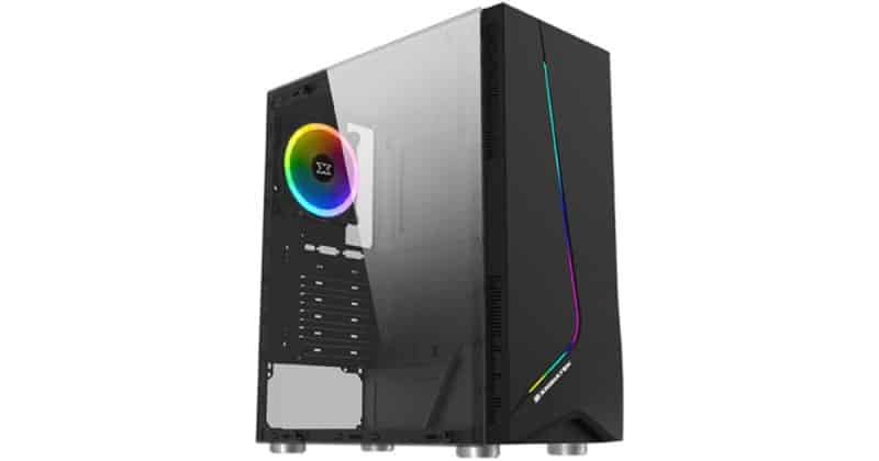 Xigmatek Eros Tempered Glass Frontpanel Rainbow Light Strip | Signals Electronics Xigmatek Eros Tempered Glass Frontpanel Rainbow Light Strip - Image 2