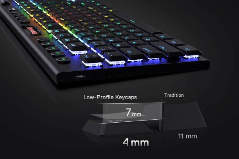 ⁦Redragon K622 Horus TKL RGB Mechanical⁩ - الصورة ⁦2⁩
