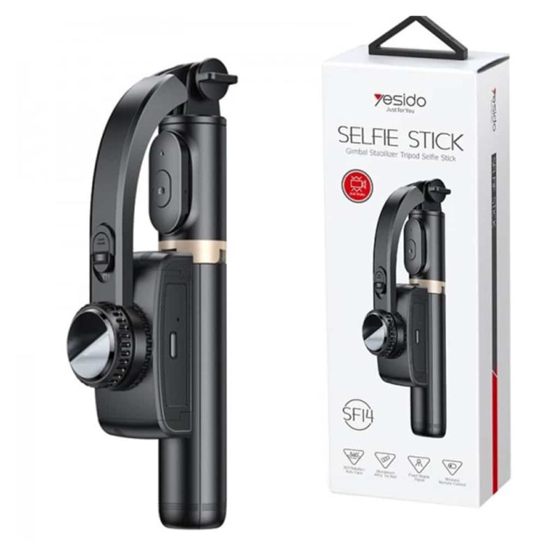 Yesido SF14 Gimbal Stabilizer Tripod Selfie Stick