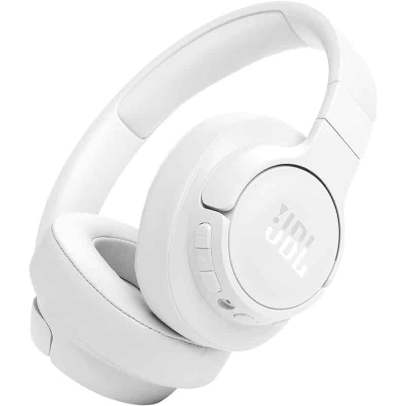 JBL By Harman Tune 770NC Adaptive Noise Cancelling Wireless Over-Ear Headphones White