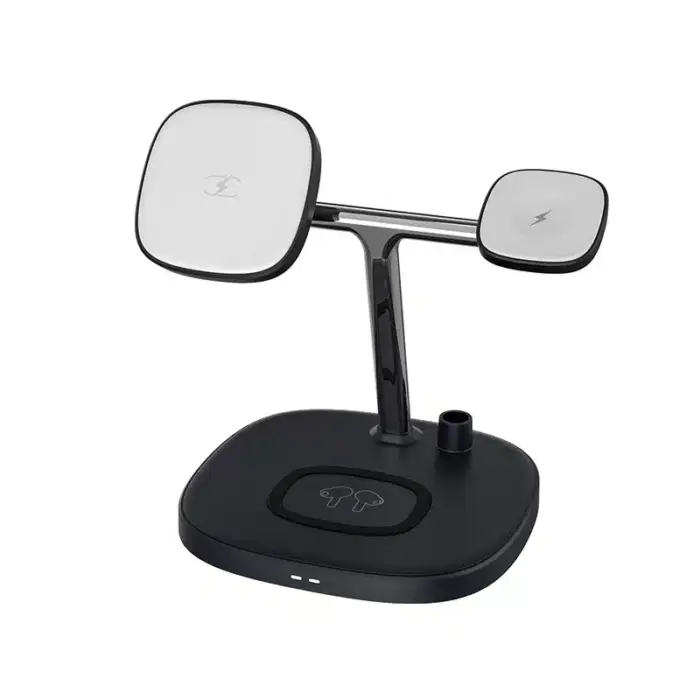 Yesido DS12 15W Mobile Phone Fast Charging 4 In 1 Dock Stand Station Qi Magnetic Wireless Charging