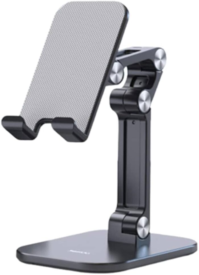 yesido double folding free rotation support mobile phone and 7.9 inch tablet (C104),Black