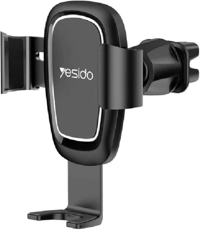Gravity Sensor Air Vent Car Holder- Yesido Phone Holder C71 Black | Signals Electronics Gravity Sensor Air Vent Car Holder- Yesido Phone Holder C71 Black