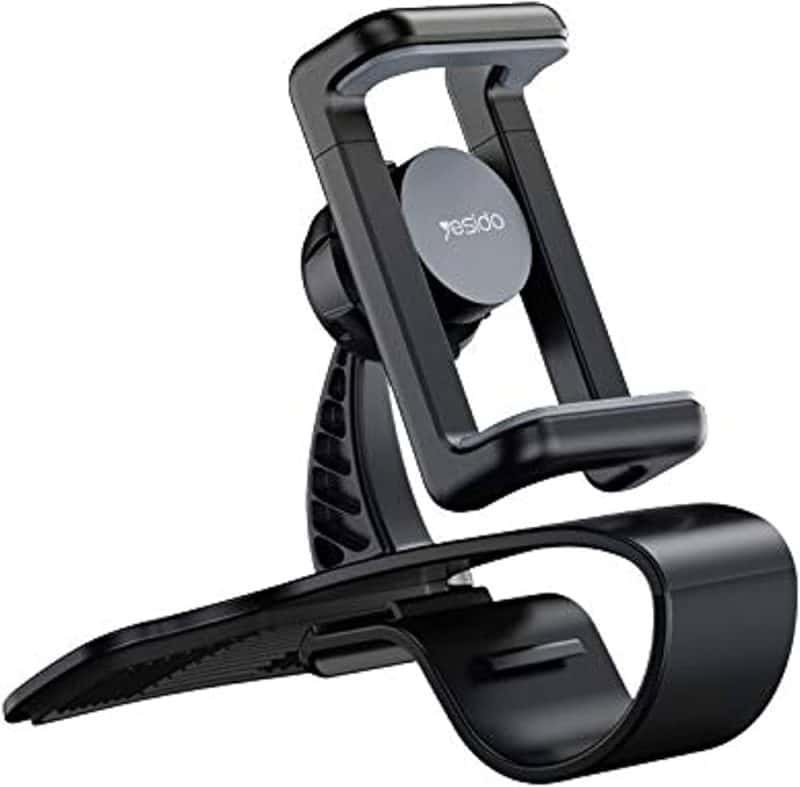 YESIDO Dashboard Spring Clip Holder C103 Black