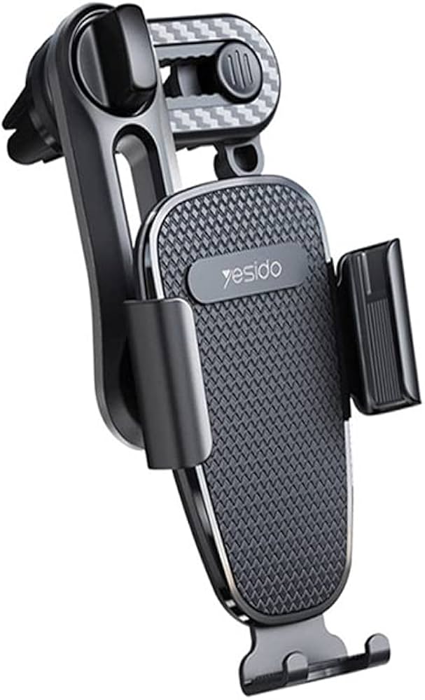 Yesido Air Vent Spring Clip Holder C105 Black | Signals Electronics Yesido Air Vent Spring Clip Holder C105 Black