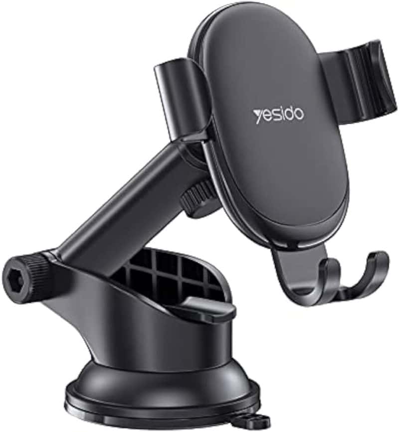 Yesido C120 Telescopic Car Dashboard Windshield Suction Phone Stand Gravity Holder