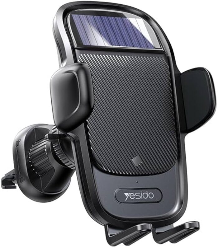 Yesido C164 Solar Panel Phone Charging & Phone Car Holder