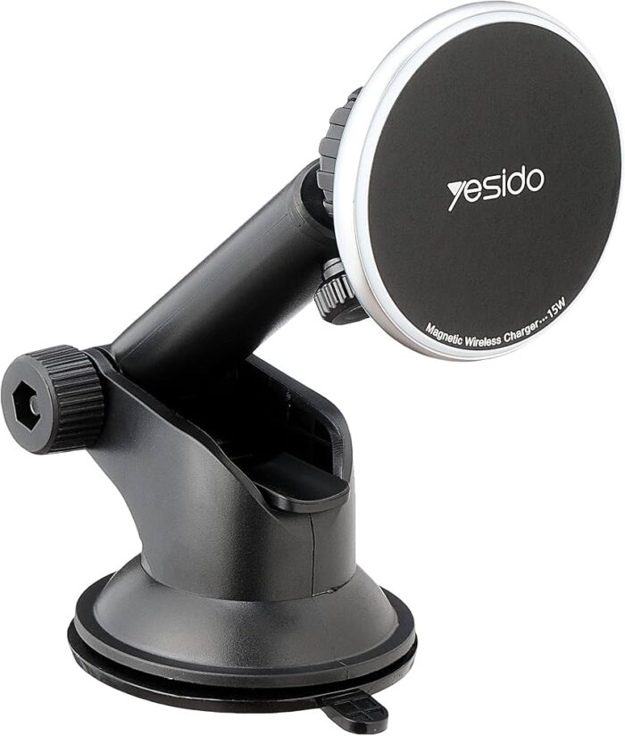 Yesido C132 15W Magnetic Wireless Charger Car Holder