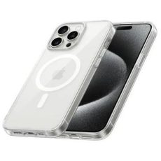 غطاء خلفي شفاف مغناطيسي لآيفون 16 برو & برو ماكس