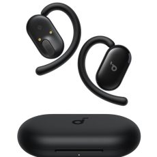 سماعات أنكر ذات الأذن المفتوحة مريحة وواضحة - أسود