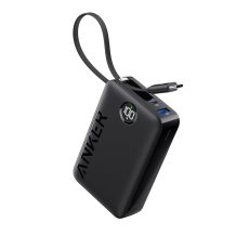 باور بانك أنكر 20000 مللي أمبير ومُدمج بمنفذ يو إس بي سي - أسود & أبيض