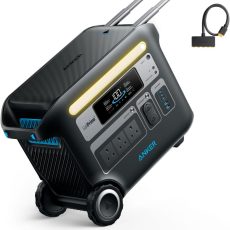 محطة الطاقة المحمولة أنكر بقوة 2400 وات - أسود