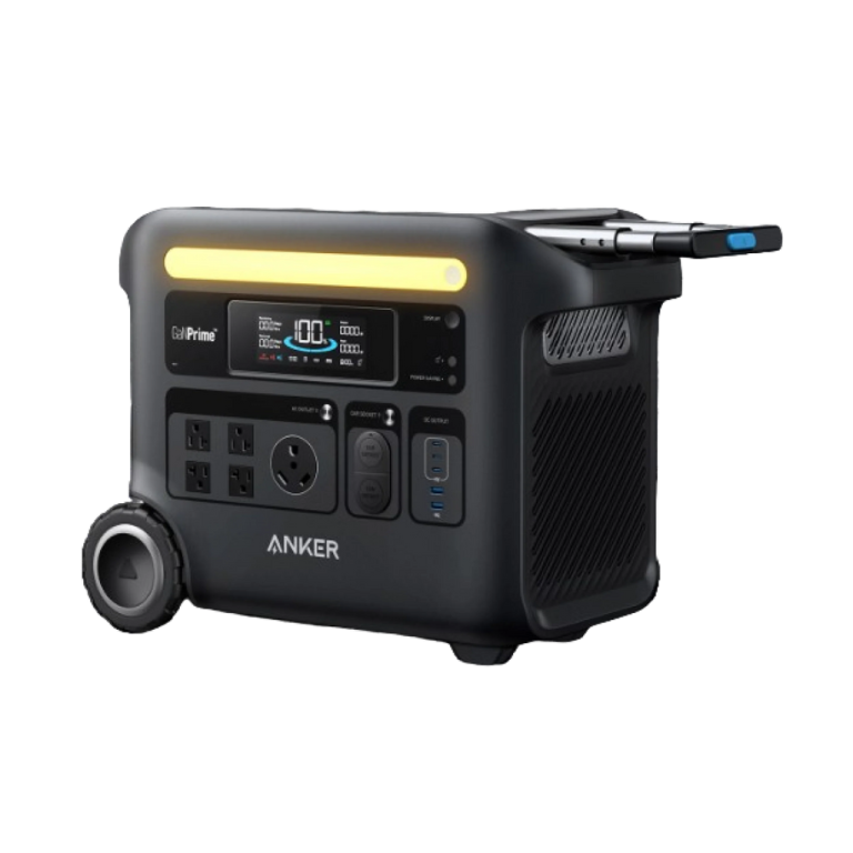 محطة طاقة محمولة من أنكر بقوة 2400 وات مع بطارية - أسود | Signals Electronics محطة طاقة محمولة من أنكر بقوة 2400 وات مع بطارية - أسود