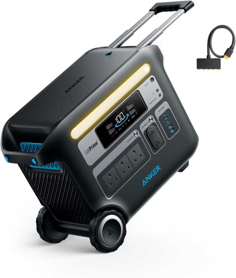 محطة الطاقة المحمولة أنكر بقوة 2400 وات - أسود | Signals Electronics محطة الطاقة المحمولة أنكر بقوة 2400 وات - أسود