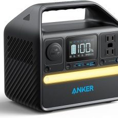 محطة طاقة محمولة أنكر بقوة 299 وات في الساعة للتخييم والسفر - أسود