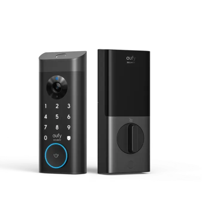 قفل ذكي فيديو من أنكر 3 في 1 للأمان والتحكم - أسود | Signals Electronics قفل ذكي فيديو من أنكر 3 في 1 للأمان والتحكم - أسود