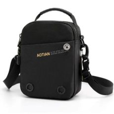 AoTian 8354 Men's Shoulder Crossbody Bag -Black