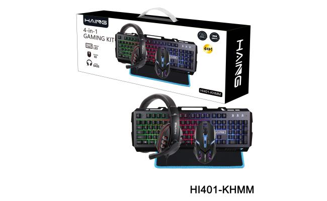 Haing Hi-401-Khmm 4 In 1 Gaming Kit | Signals Electronics HAING HI-401-KHMM 4 in 1 Gaming Kit