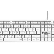 Meetion k300 USB Standard Wired Keyboard -White