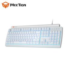 Meetion MT-MK600 Blue Switch Olly Go Mechanical Gaming Keyboard -White