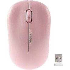 MeeTion MT-R545 Cordless Optical Usb Computer 2.4GHz Wireless Mouse -Pink