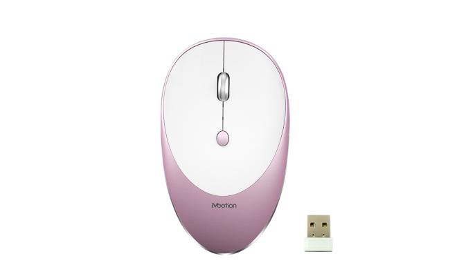 Meetion Mt-R600 2.4G Slim Rechargeable Silent Wireless Mouse -Rose Gold | Signals Electronics MeeTion MT-R600 2.4g Slim Rechargeable Silent Wireless Mouse -Rose Gold