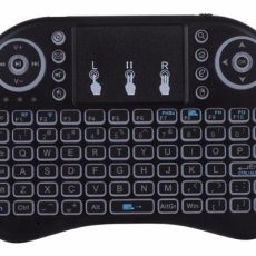 Mini Wireless Keyboard 2.4g Handheld Touchpad Rechargeable Battery