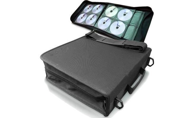 Portable Cd Cd Storage Case Holder Bag 256 Capacity | Signals Electronics Portable CD CD Storage Case Holder Bag 256 Capacity