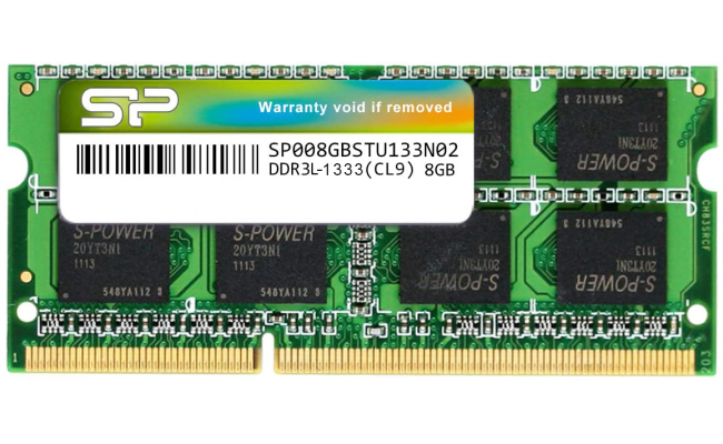 Silicon Power 8GB DDR3L Low Voltage SODIMM-1333 MHz For Laptop