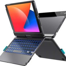 لوحة مفاتيح من ويوو القابلة للدوران لجهاز ايباد 10.2 (الجيل الثامن) - لاسلكية وقابلة للدوران