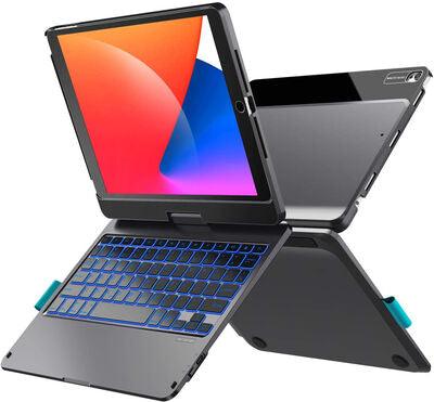 لوحة مفاتيح من ويوو القابلة للدوران لجهاز ايباد 10.2 (الجيل الثامن) - لاسلكية وقابلة للدوران | Signals Electronics لوحة مفاتيح من ويوو القابلة للدوران لجهاز ايباد 10.2 (الجيل الثامن) - لاسلكية وقابلة للدوران