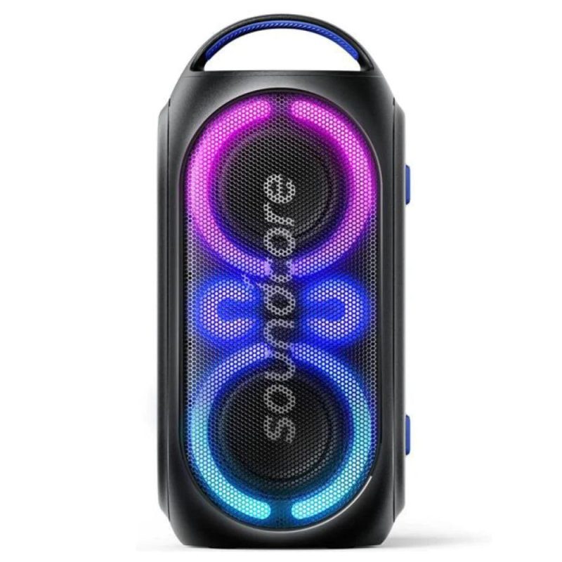 سماعة بلوتوث أنكر ساوندكور بارتي كاست 120 وات للحفلات - أسود | Signals Electronics سماعة بلوتوث أنكر ساوندكور بارتي كاست 120 وات للحفلات - أسود