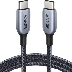 كابل أنكر يو إس بي سي إلى يو إس بي سي للشحن السريع 140 وات - فضي