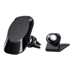 حامل سيارة مكدودو ماج سيف 15 وات للشحن اللاسلكي المغناطيسي - أسود