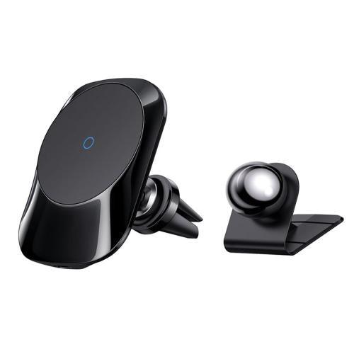 حامل سيارة مكدودو ماج سيف 15 وات للشحن اللاسلكي المغناطيسي - أسود | Signals Electronics حامل سيارة مكدودو ماج سيف 15 وات للشحن اللاسلكي المغناطيسي - أسود