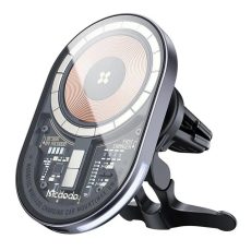 حامل شاحن سيارة لاسلكي مكدودو بالأشعة تحت الحمراء 15 وات - أسود