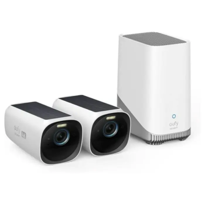 مجموعة كاميرات المراقبة اللاسلكية أنكر ( عبوتان ) - أبيض | Signals Electronics مجموعة كاميرات المراقبة اللاسلكية أنكر ( عبوتان ) - أبيض