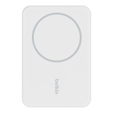 باور بانك لاسلكي مغناطيسي مع حامل من بيلكن - أبيض