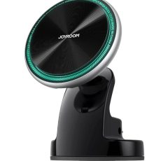 حامل شاحن السيارة اللاسلكي المغناطيسي جوي روم - أسود