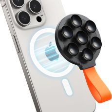 حامل هاتف مغناطيسي من جوي روم آمن وسهل الاستخدام - أسود