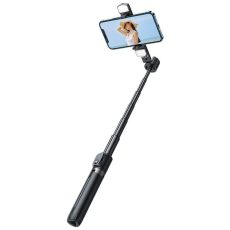 عصا سيلفي لاسلكية مكدودو مزدوجة الإضاءة - أسود